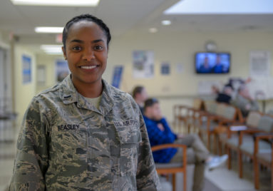 black female air force veteran