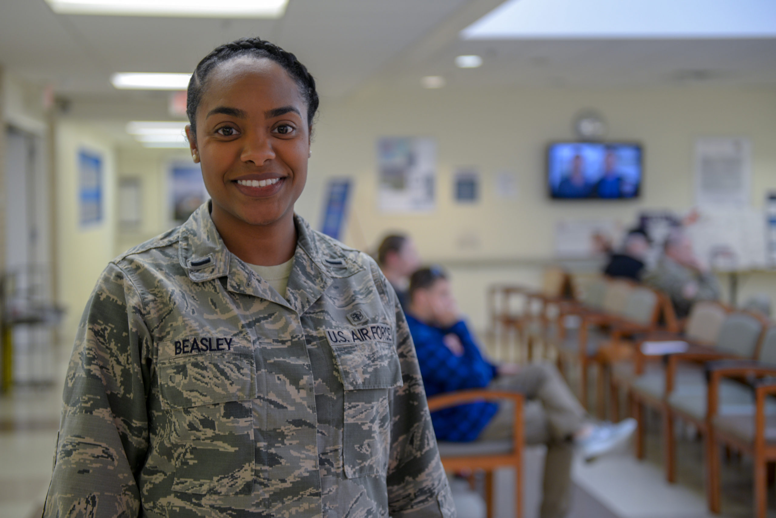 black female air force veteran