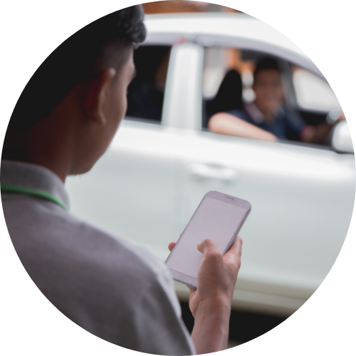 Rideshare accident Lawyers in Tucker, GA-Boy holding a phone 
