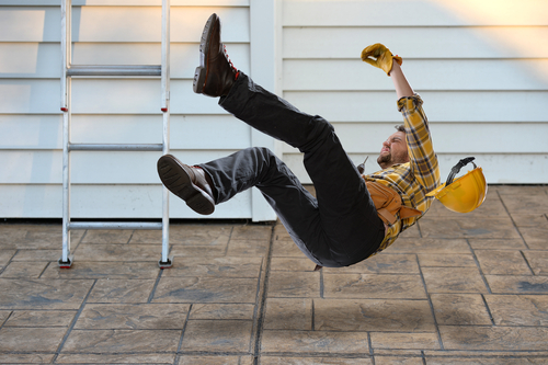 A personal falling injury