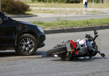 motorcycle vs car accident